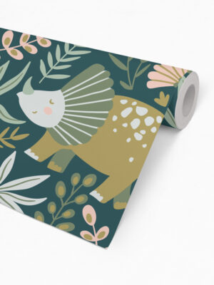 Hello Sticky - Shop - Peel & Stick Removable Wallpaper - Kids Wallpaper - Jurassic Jungle - Roll 2 View