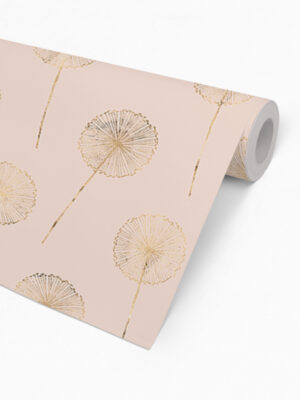 Hello Sticky - Shop - Peel & Stick Removable Wallpaper - Fruity & Floral Wallpaper - Whispering Dandelion - Roll 2 View
