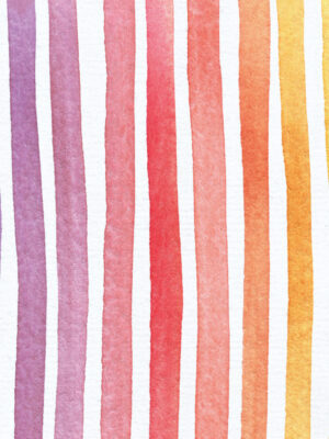 Hello Sticky - Shop - Peel & Stick Removable Wallpaper - Kids Wallpaper - Whimsical Rainbow - Zoomed In View