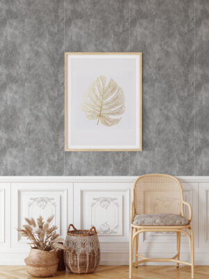 Hello Sticky - Shop - Peel & Stick Removable Wallpaper - Modern Farmhouse Wallpaper - Dark Concrete Slab - Main View