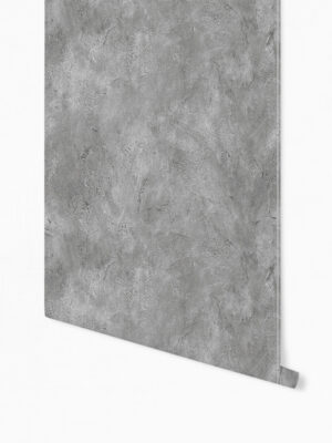 Hello Sticky - Shop - Peel & Stick Removable Wallpaper - Modern Farmhouse Wallpaper - Dark Concrete Slab - Roll 1 View