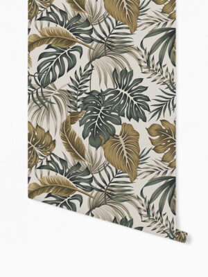 Hello Sticky - Shop - Peel & Stick Removable Wallpaper - Urban Jungle Wallpaper - After Dark Palms - Roll 1 View