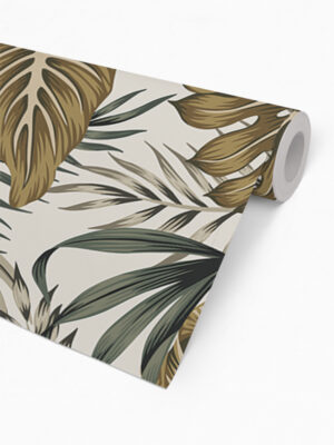 Hello Sticky - Shop - Peel & Stick Removable Wallpaper - Urban Jungle Wallpaper - After Dark Palms - Roll 2 View