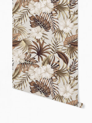 Hello Sticky - Shop - Peel & Stick Removable Wallpaper - Urban Jungle Wallpaper - Golden Palms - Roll 1 View