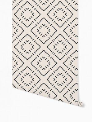 Hello Sticky - Shop - Peel & Stick Removable Wallpaper - Modern Farmhouse Wallpaper - Basic Basket Weave - Roll 1 View