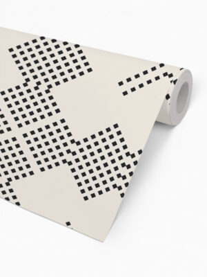 Hello Sticky - Shop - Peel & Stick Removable Wallpaper - Modern Farmhouse Wallpaper - Hatched - Roll 2 View