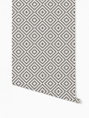 Hello Sticky - Shop - Peel & Stick Removable Wallpaper - Modern Farmhouse Wallpaper - Mini Basket Weave - Roll 1 View
