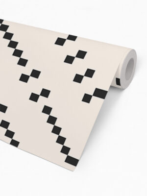 Hello Sticky - Shop - Peel & Stick Removable Wallpaper - Modern Farmhouse Wallpaper - Oversized Basket Weave - Roll 2 View