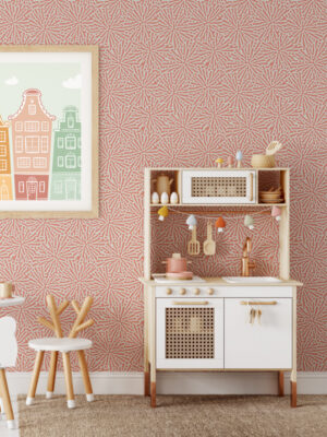 Hello Sticky - Shop - Peel & Stick Removable Wallpaper - Stripe, Spot & Dot Wallpaper - Floral Splatter - Main View