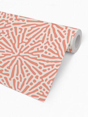 Hello Sticky - Shop - Peel &Amp; Stick Removable Wallpaper - Stripe, Spot &Amp; Dot Wallpaper - Floral Splatter - Roll 2 View