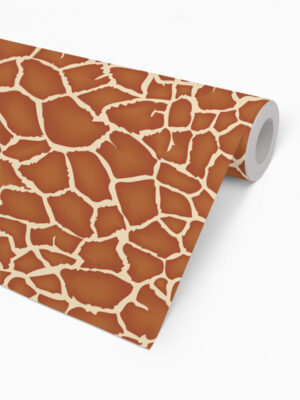 Hello Sticky - Shop - Peel & Stick Removable Wallpaper - Stripe, Spot & Dot Wallpaper - Giraffe - Roll 2 View