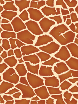 Hello Sticky - Shop - Peel and Stick Removable Wallpaper - Stripe, Spot and Dot Wallpaper - Giraffe - Zoomed In View