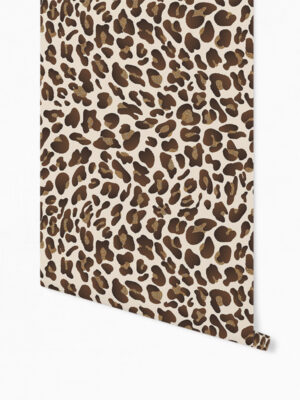 Hello Sticky - Shop - Peel & Stick Removable Wallpaper - Stripe, Spot & Dot Wallpaper - Leopard - Roll 1 View