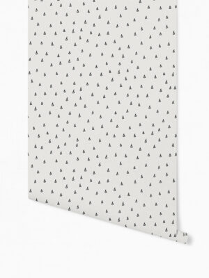 Hello Sticky - Shop - Peel & Stick Removable Wallpaper - Stripe, Spot & Dot Wallpaper - Tiny Triangles - Roll 1 View
