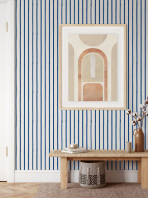 Hello Sticky - Shop - Peel & Stick Removable Wallpaper - Stripe, Spot & Dot Wallpaper - Vertical Stripes - Main View