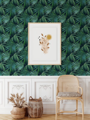 Hello Sticky - Shop - Peel & Stick Removable Wallpaper - Urban Jungle Wallpaper - Whispering Palms - Main View