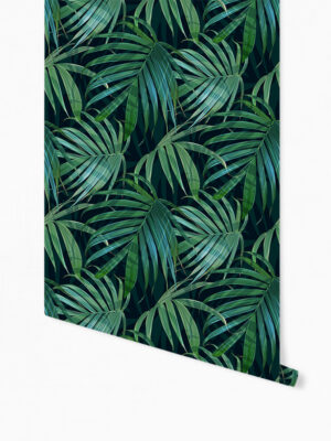 Hello Sticky - Shop - Peel &Amp; Stick Removable Wallpaper - Urban Jungle Wallpaper - Whispering Palms - Roll 1 View